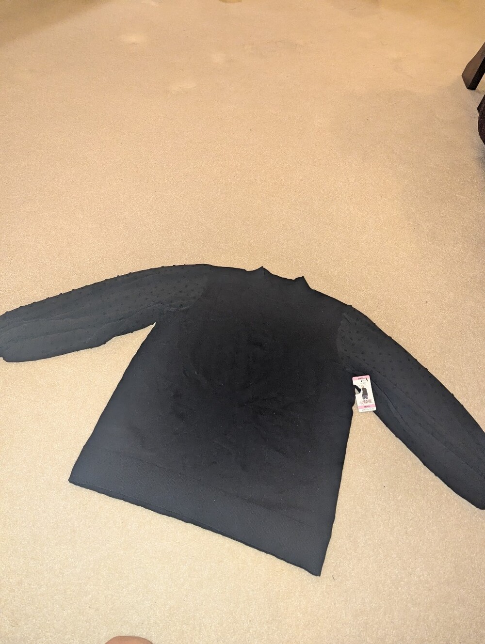 Nwt Vince Camuto Black Top Sz S